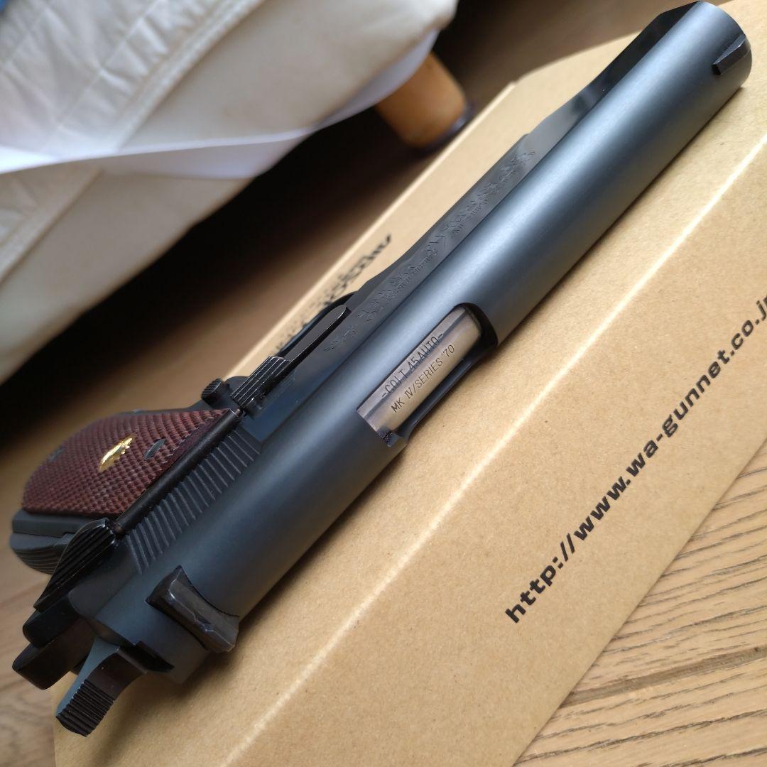 ウエスタンアームズ コルト MkIV シリーズ 70　ウッドグリップ