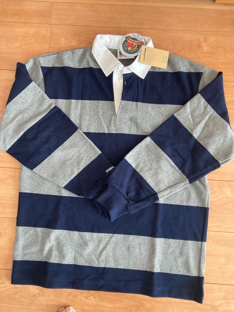 バーバリアン ラグビーシャツ