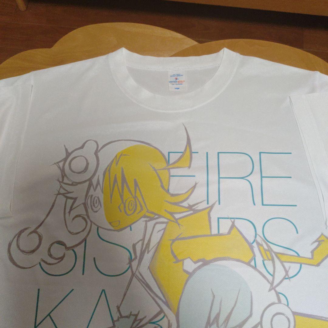 未使用　偽物語 Tシャツ ウエダハジメ　ファイヤーシスターズ 物語シリーズ 　L