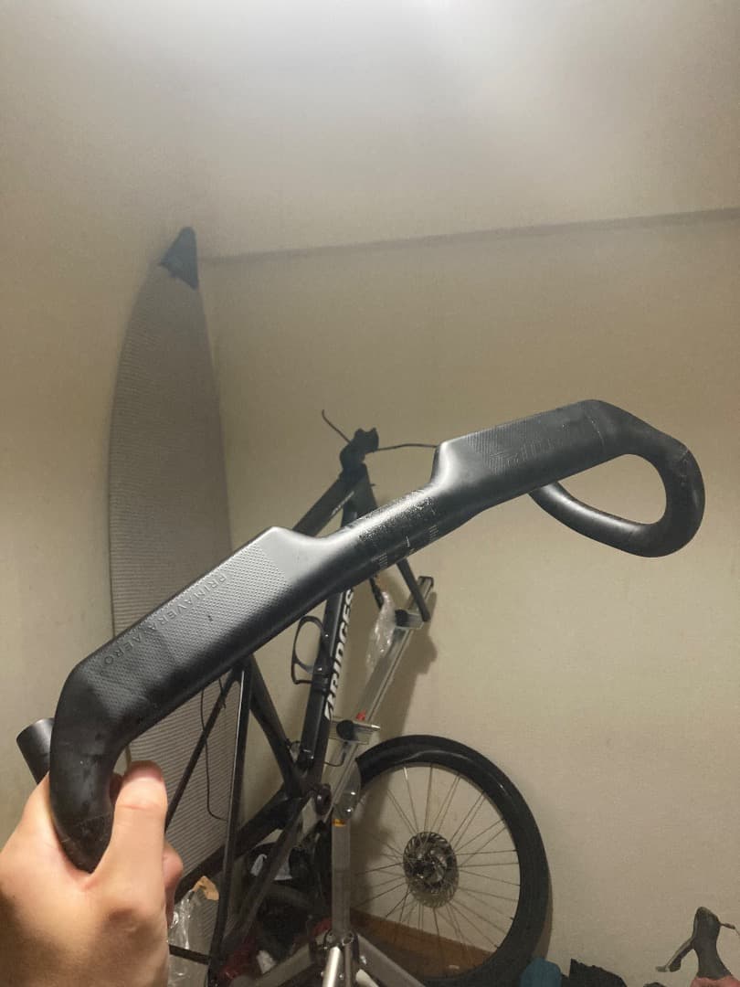 Prime - Primavera エアロカーボンハンドル ブラック 40cm