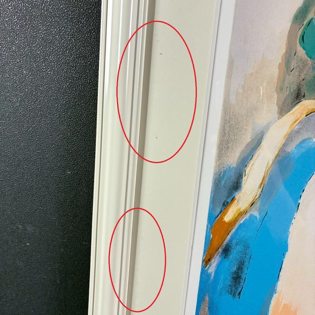 マリー・ローランサン「ギターを持つ乙女」リトグラフ 作品保証書有 フランス