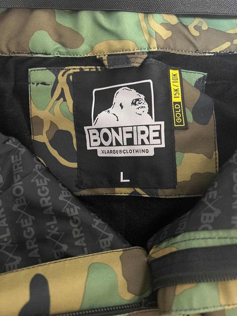 BONFIRE×X-LARGE 迷彩 スノーボードウェア　下のみ　Ｌ