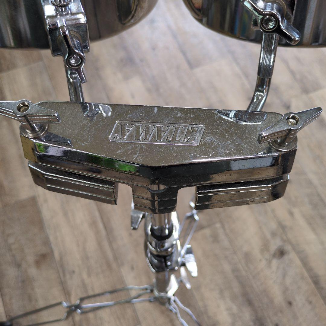 ミニティンバレス　TAMA スタンドとティンバレス大小のセット