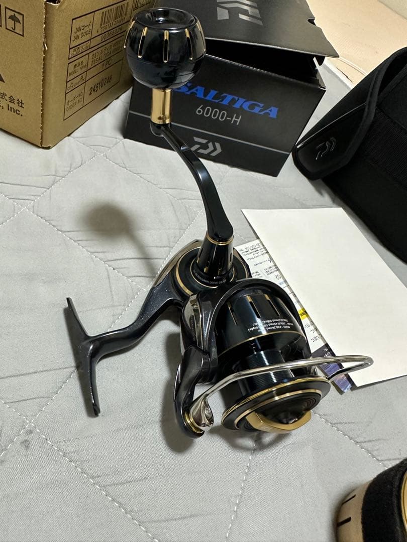 美品！ダイワ 23ソルティガ 6000H + SLPシャロースプール付属