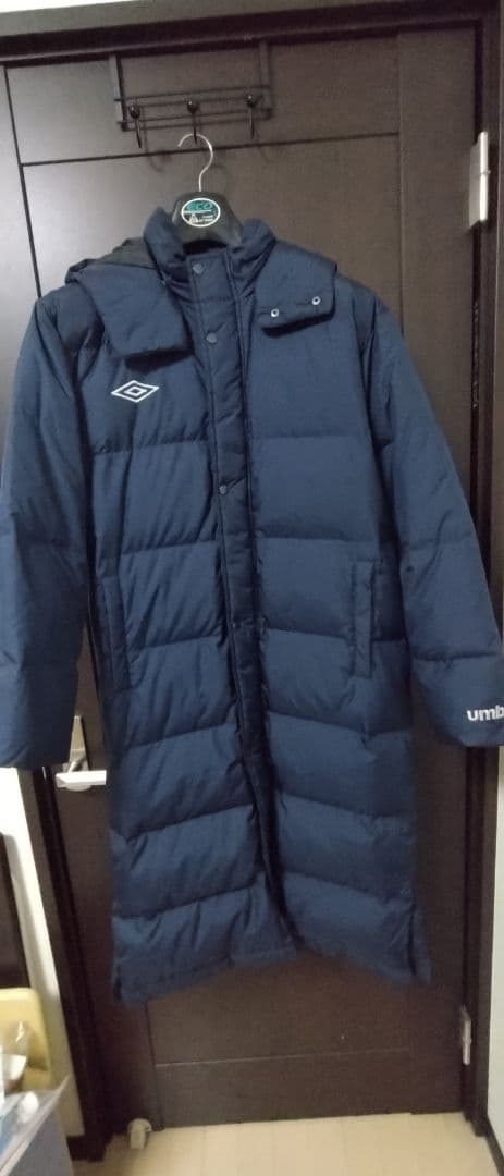 saki⑧Umbro ネイビー ベンチコート