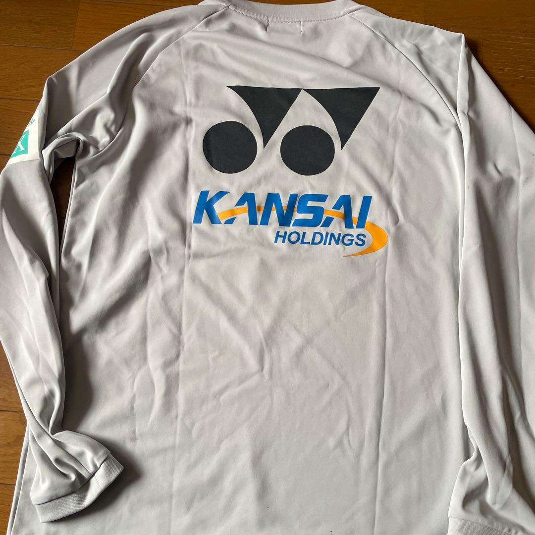 アビスパ福岡スタッフ着用品 XO YONEX グレー 長袖シャツ