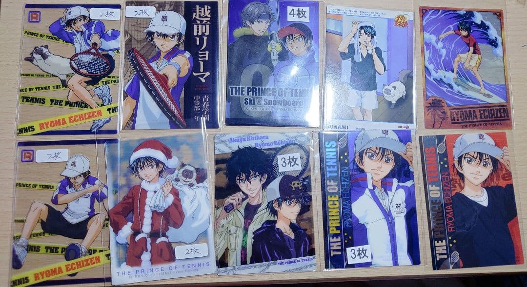 メ*ー様 ①テニスの王子様 越前リョーマ カード まとめ売り 計70枚