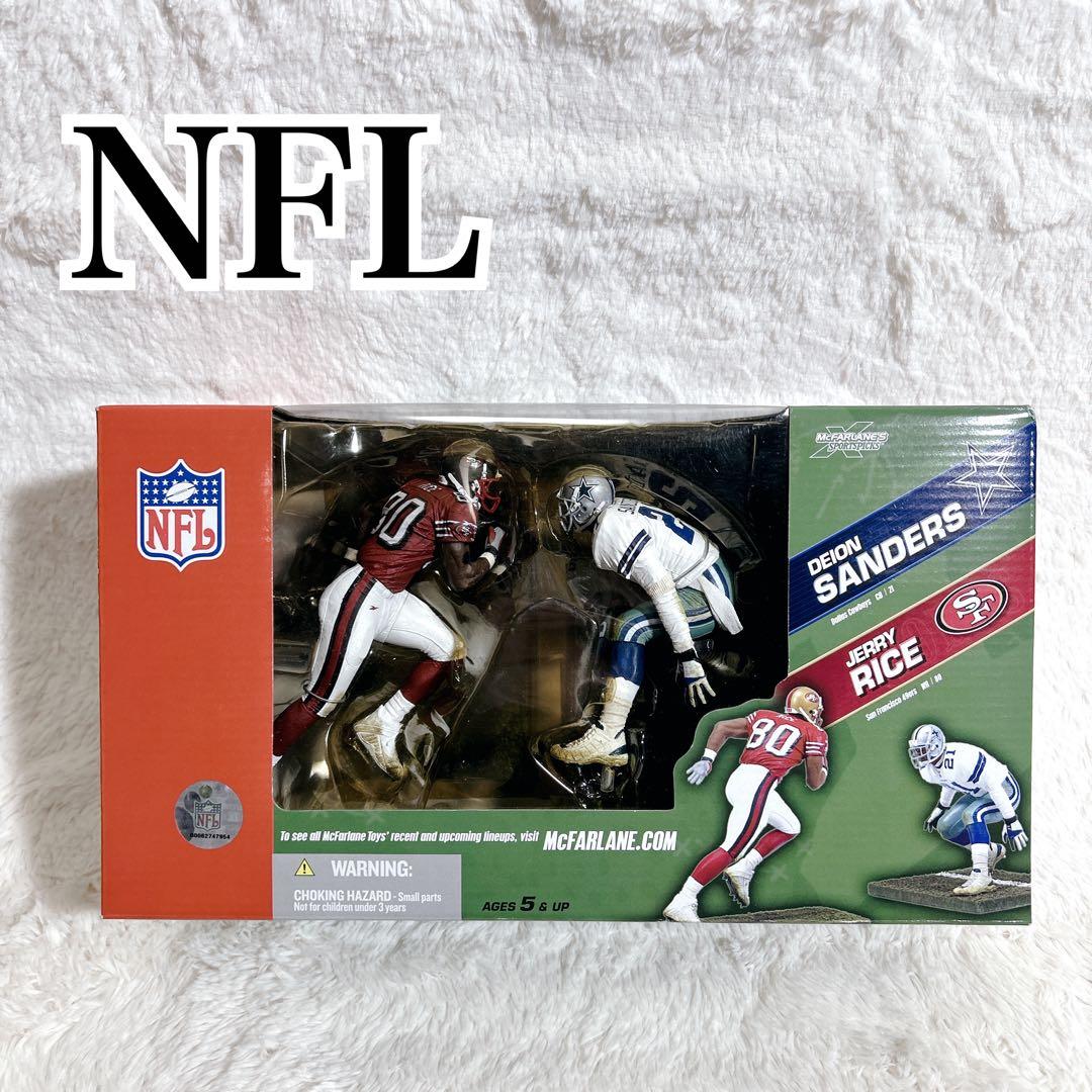 【美品】NFL Deion Sanders & Jerry Rice フィギュア