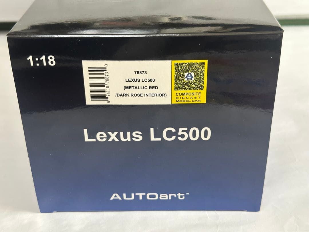 オートアート 1/18 レクサス LC500 メタリックレッド