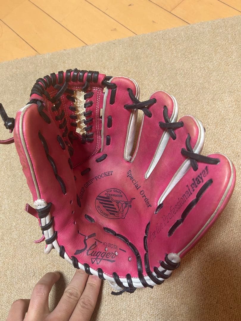 Slugger スラッガーグローブ　オーダーグラブ　廃盤ラベル