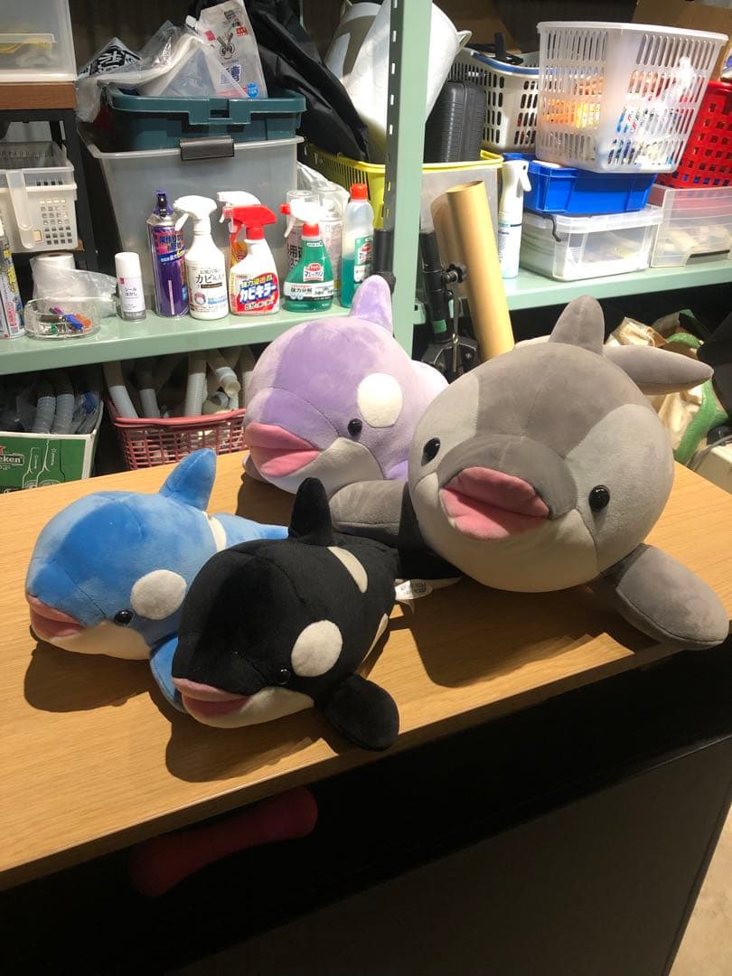 【美品】神戸須磨シーワールド オルカくじ ぬいぐるみ 4種セット