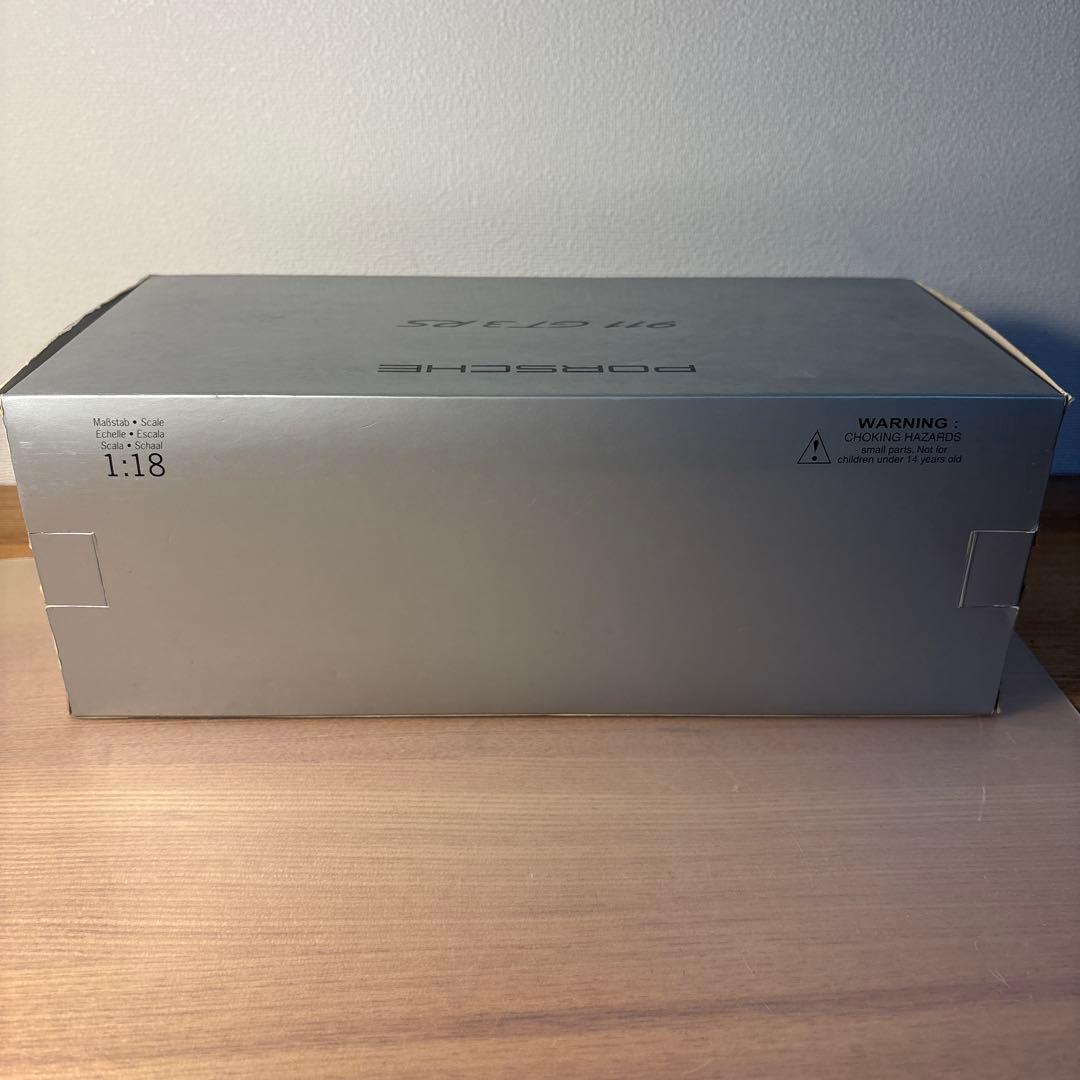 porsche ポルシェ　911 gt3 rs 1/18 ミニカー　グレー