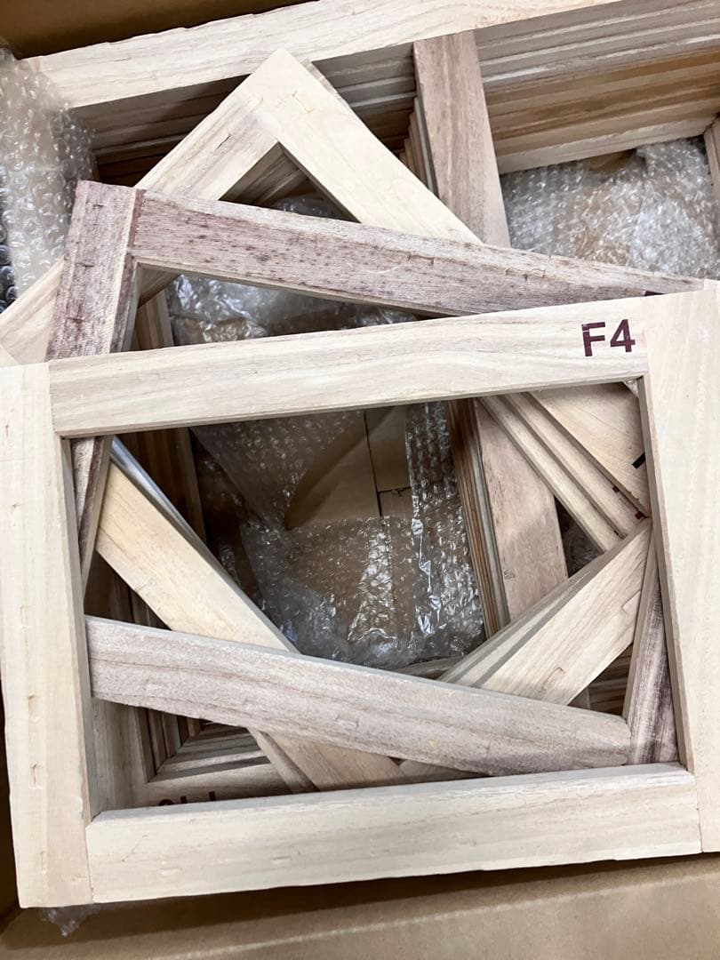 油彩キャンバス木枠　F10号×12組、 F4号×5組