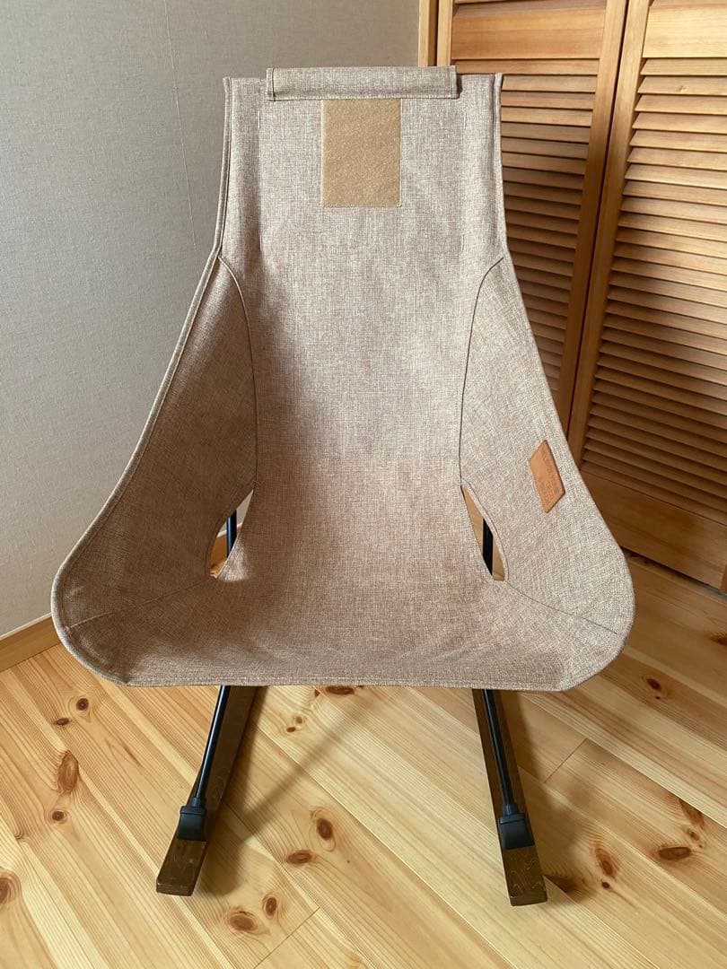 【美品】ヘリノックスチェアツーホーム カプチーノ ロッキングフット付き