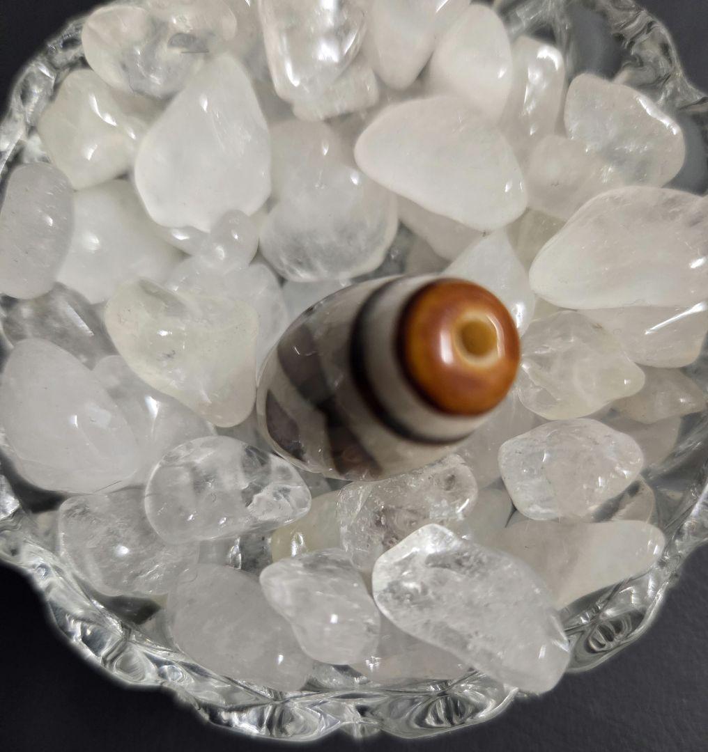 929　天珠　上肯　金剛虎牙三眼天珠　　貴重　珍品　dzibeads！