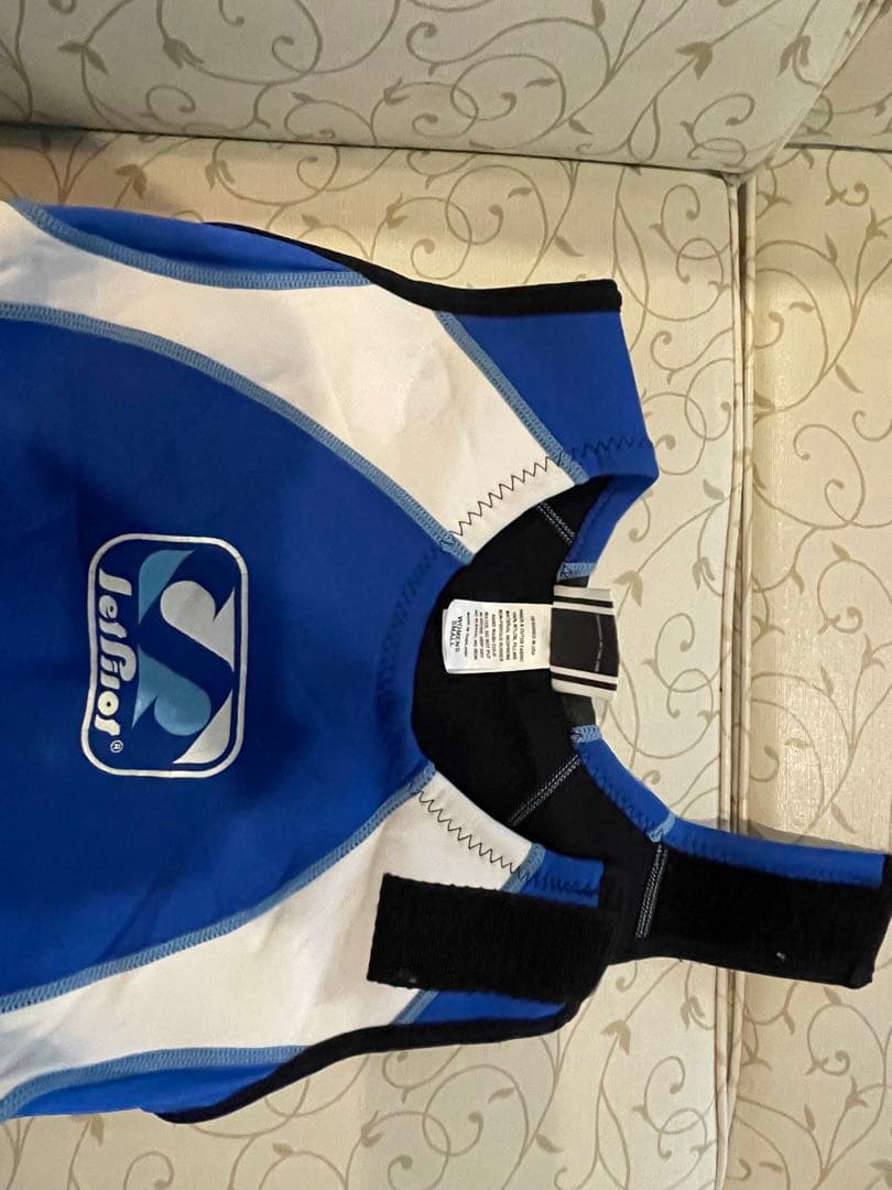 マリンスポーツ.Luthel ウェットスーツセット 青と白ジェットパイロット