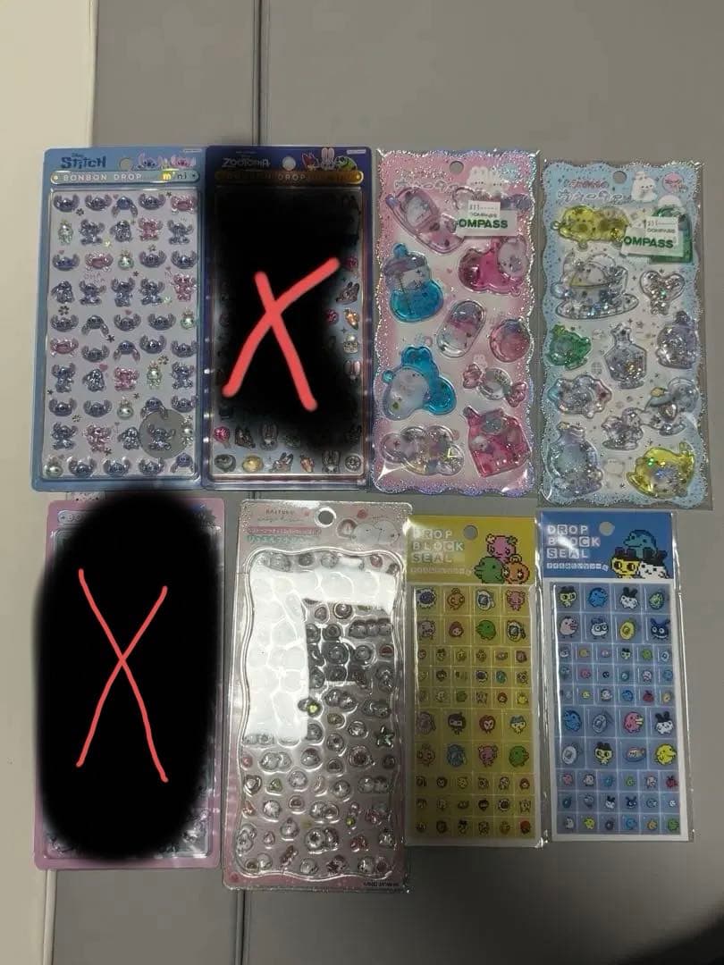 キャラクター まとめ売り 大量 サンリオ ディズニーボンボンドロップシール