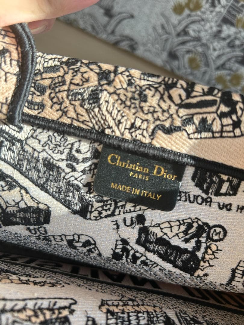 地図柄キャンバスハンドバッグ