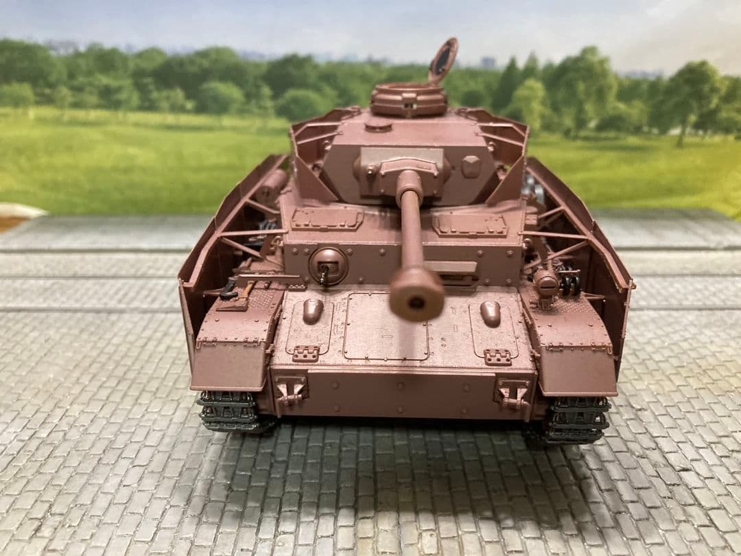 【ワケアリ塗装済完成品】ガールズ&パンツァーⅣ号戦車D型改H型仕様あんこうチーム