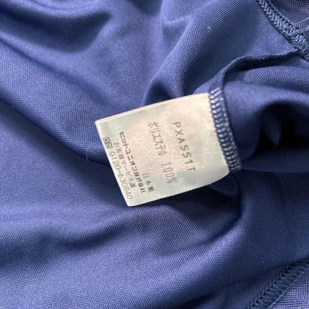 8SM1 puma トレーニングウェア　サッカーシャツ　ネイビー　古着used