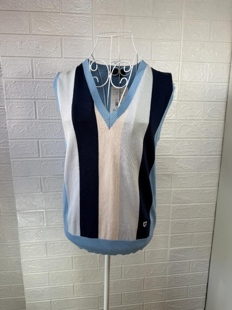 23区スポーツ ゴルフ ニットベスト S 新品タグ付き