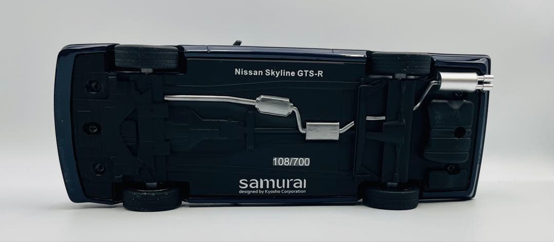 美品 京商 1/18 SAMURAI 日産 スカイラインGTS-R ブルー