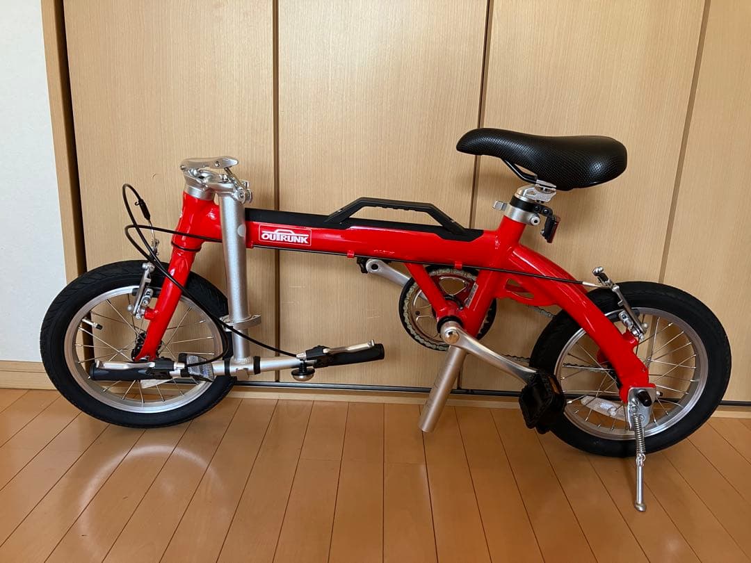 ログ アウトランク LOG OUTRUNK 折りたたみ自転車　赤