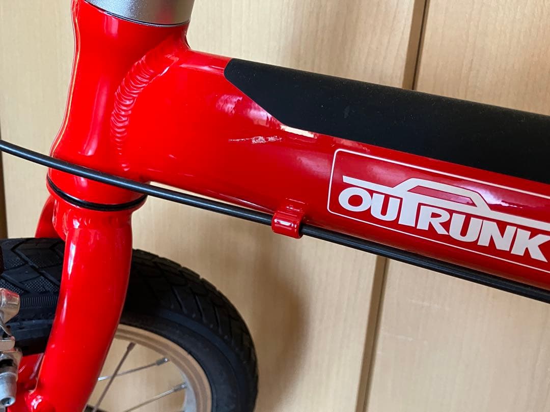 ログ アウトランク LOG OUTRUNK 折りたたみ自転車　赤