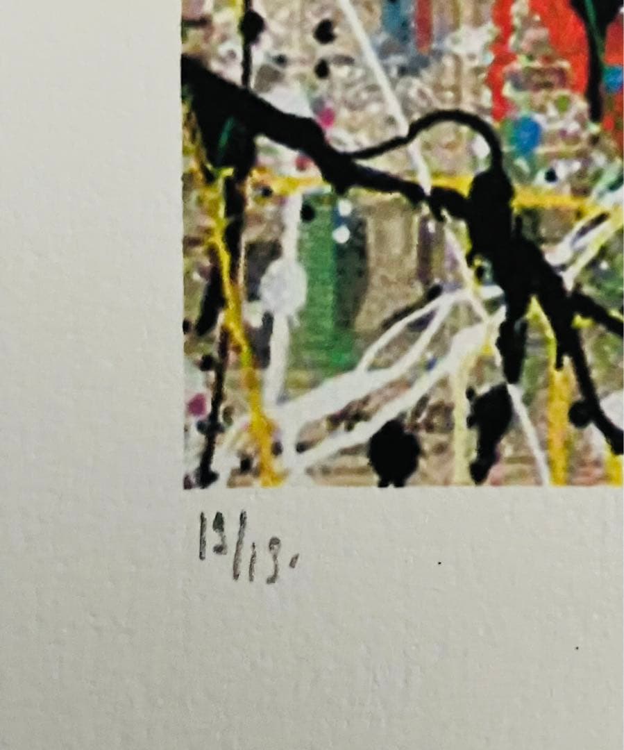 ミッキーマウス　ミニーマウス　リトグラフ　COA認定書付き