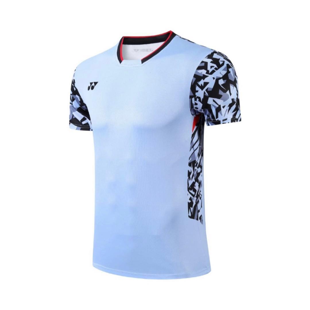 ヨネックスYONEX バドミントン日本代表モデルゲームシャツ新品XLライトブルー