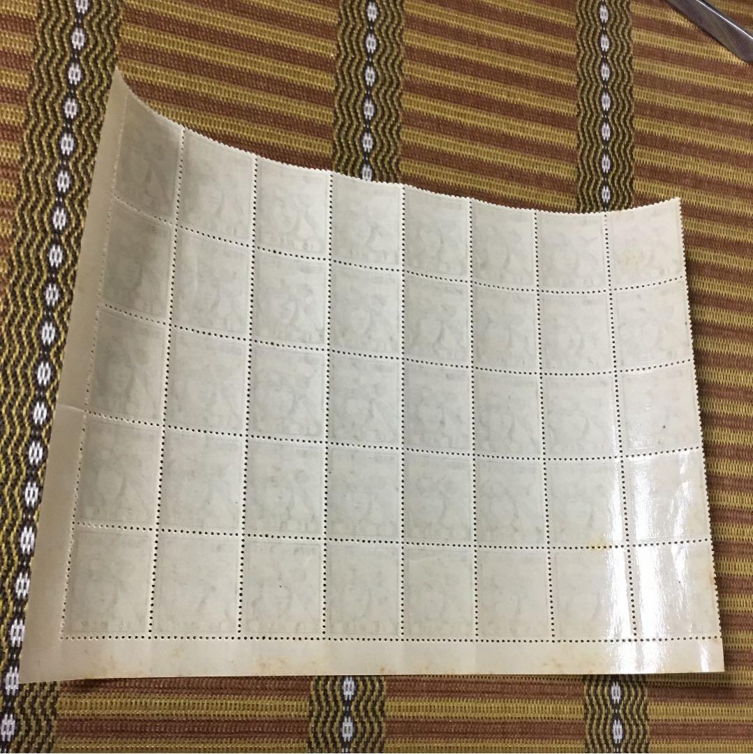 大東亜戦争中の切手 少年航空兵15銭40枚ブロック銘版付きカタログ価3万円以上