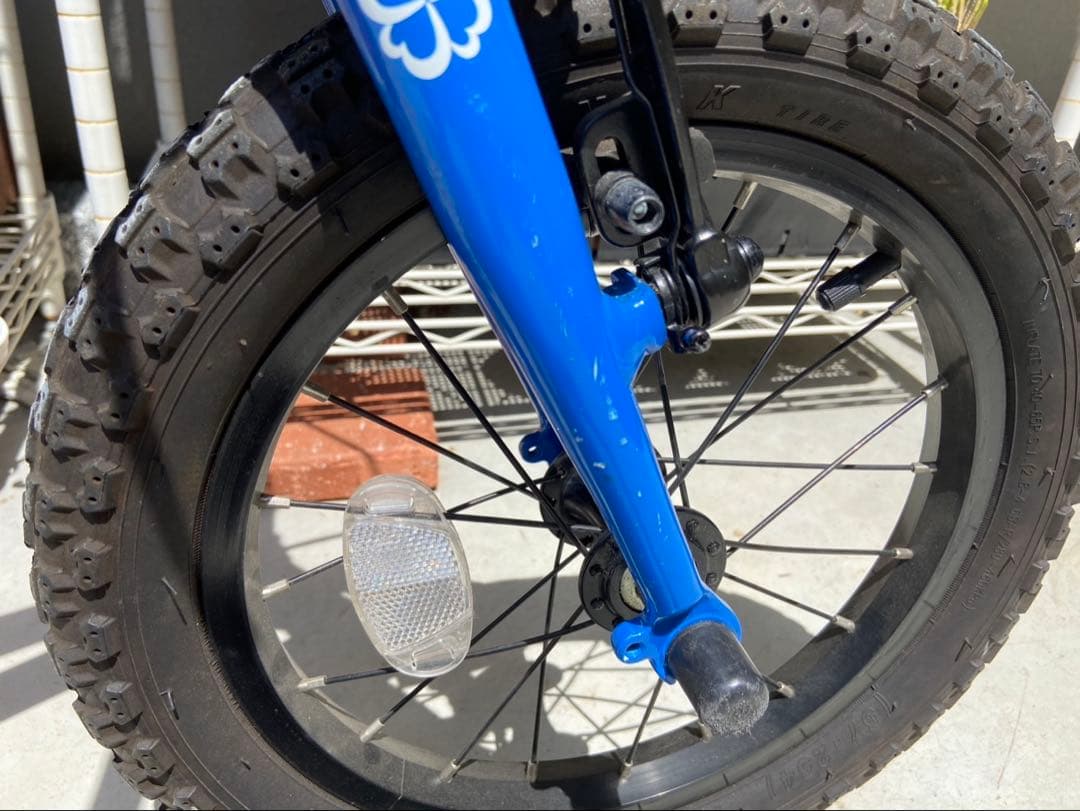 cosmoさん専用 ヨツバサイクル14インチ 子供用自転車 レッド 補助輪付き