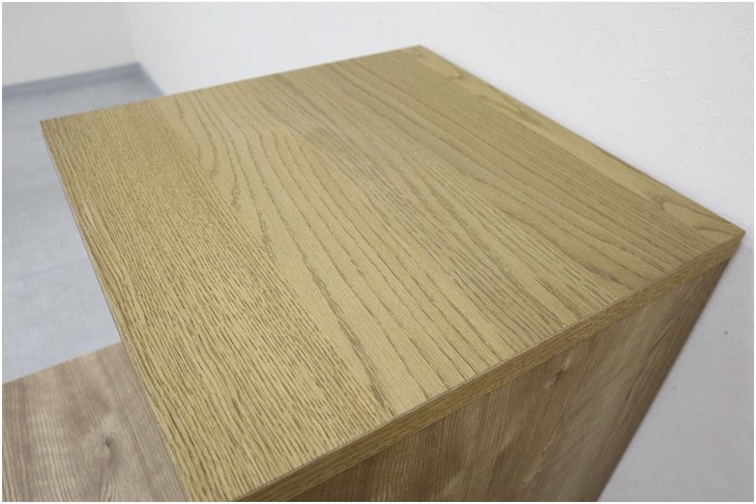 unico ウニコ ADDAY アディ デスクチェスト オープン 木製 オーク材