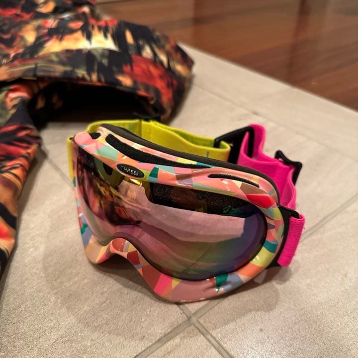 美品 Burton ウエア 新品ゴーグル 三点セット