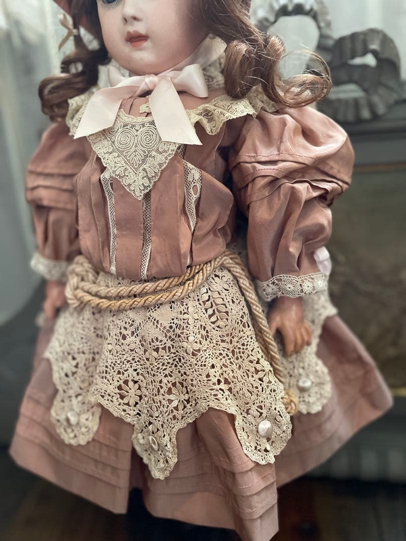 期間限定価格❣️˚✧₊⁎ ♡シルク ドールドレス & ボネ♡ドールドレス⁎⁺˳✧༚