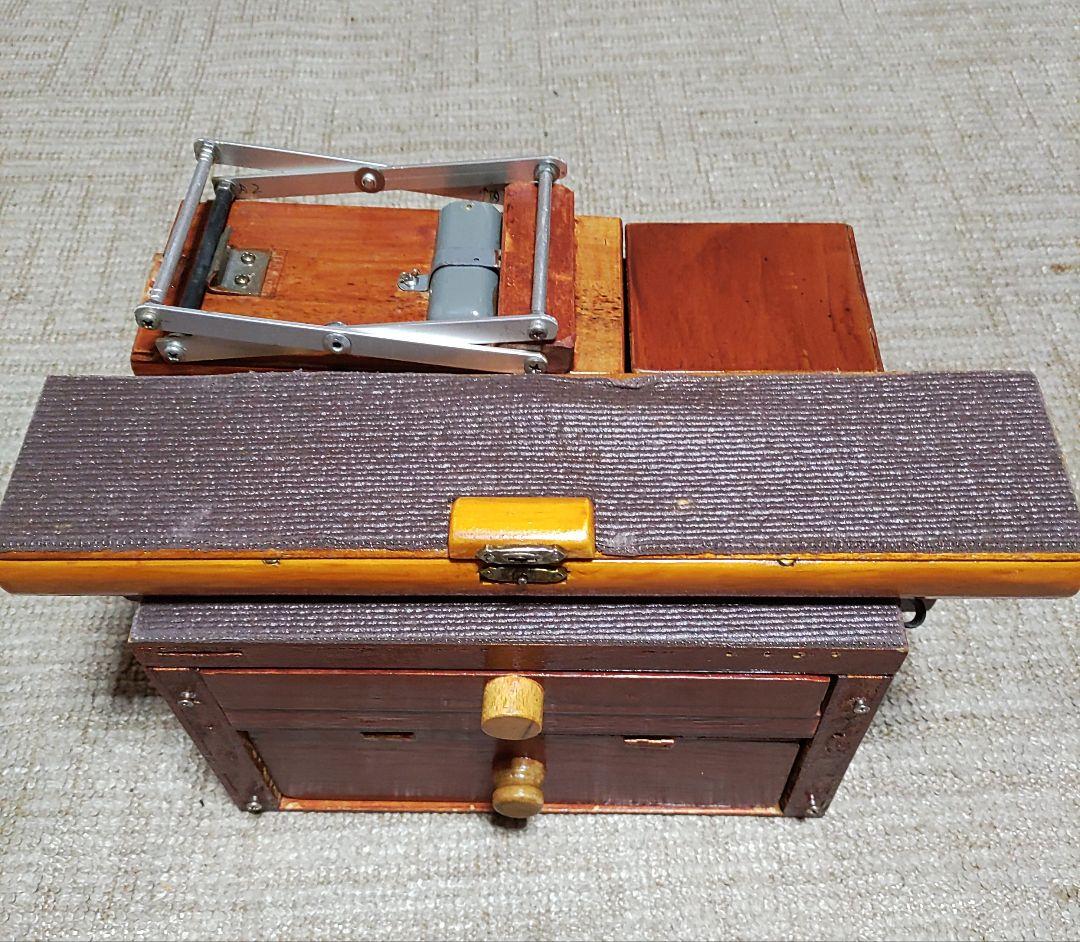 ワカサギ釣り 自作木製収納箱 穂先 レイクマスター電動リール フルセット