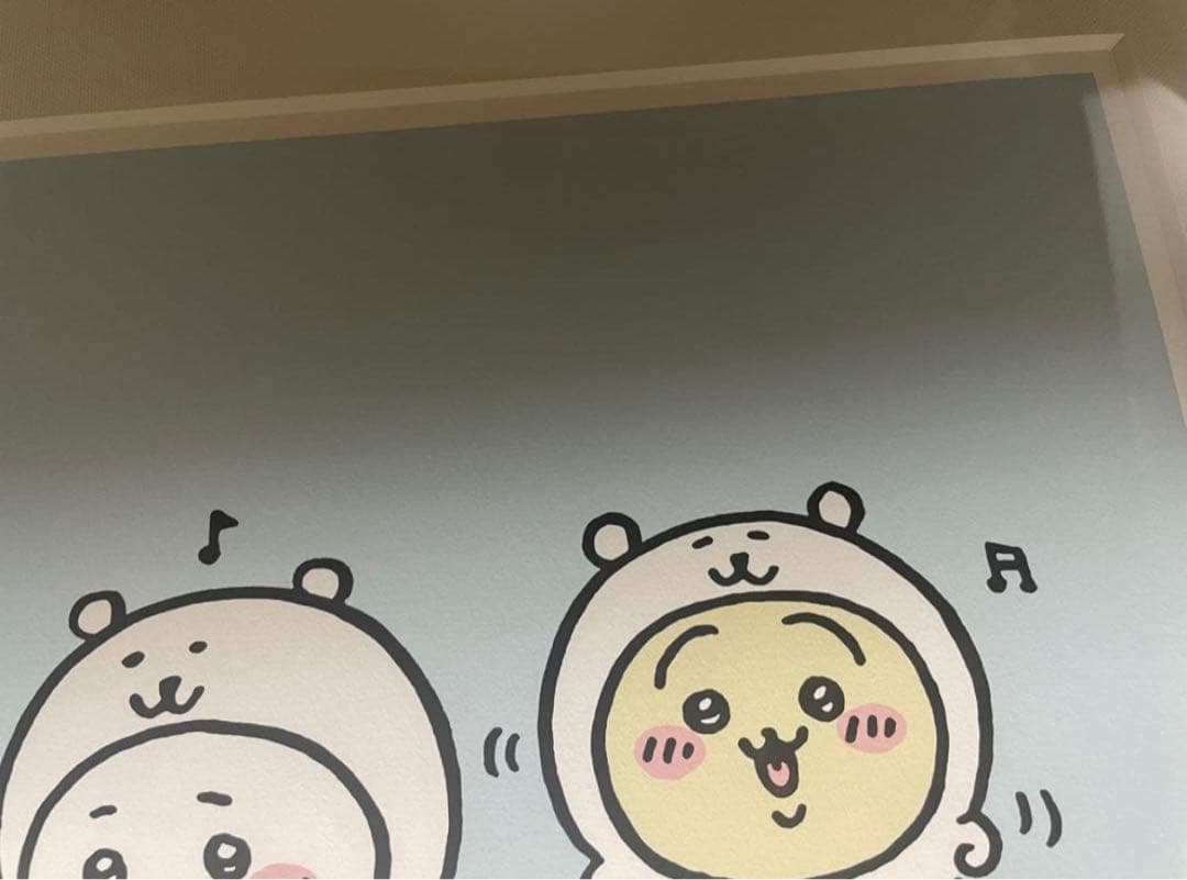 【限定品】ちいかわ アートフレーム ナガノ先生直筆サイン入り