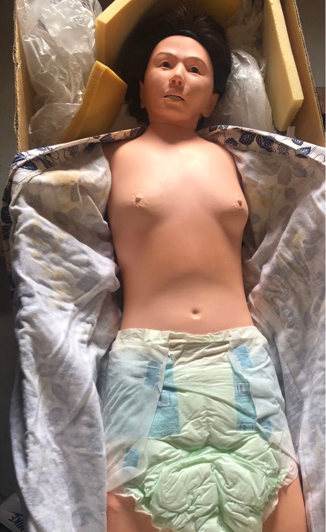 看護実習モデル人形 2体