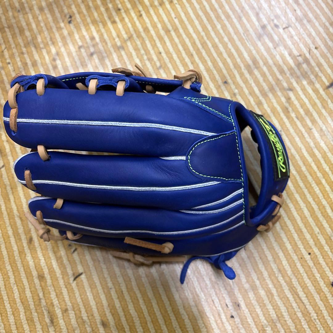 新品未使用ローリングス軟式野球グローブ右投げ用ブルー