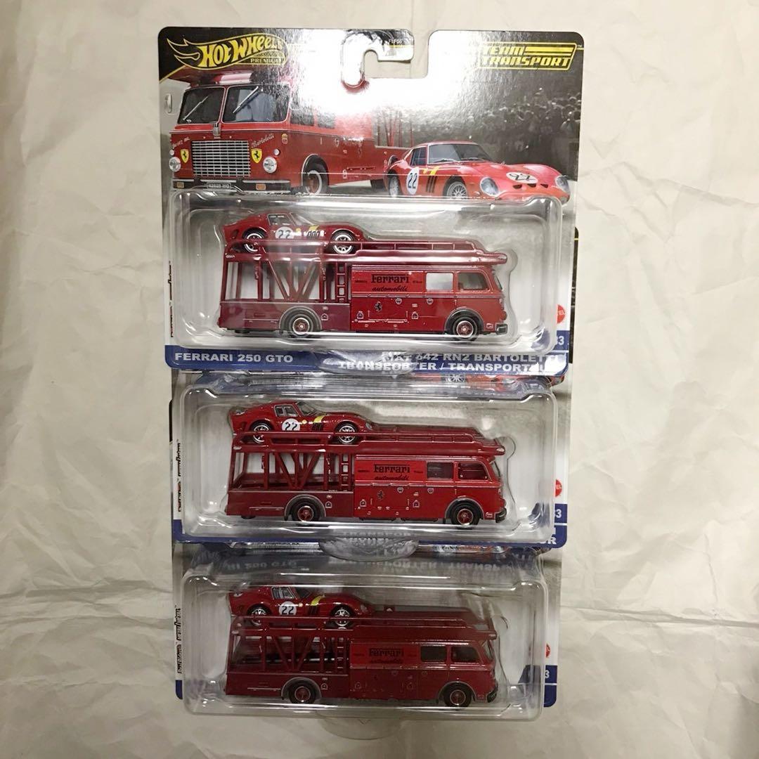 hotwheels チームトランスポート フェラーリ250 フィアット642