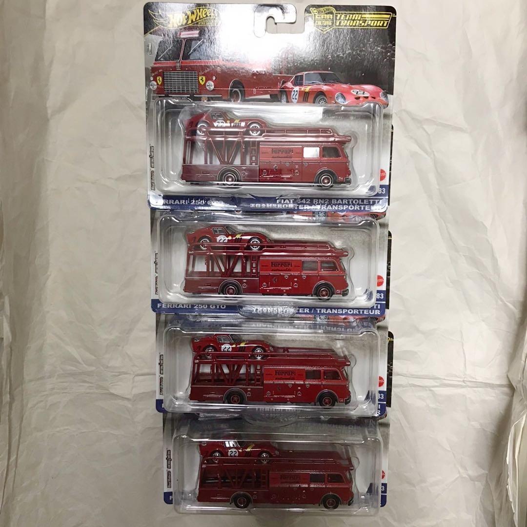 hotwheels チームトランスポート フェラーリ250 フィアット642