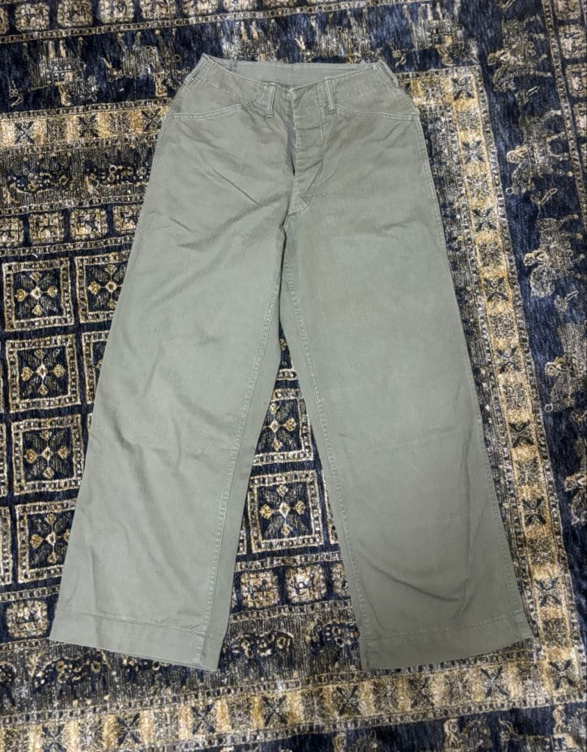 40's USMC P-41HBT極上品ヴィンテージミリタリーヘリンボーンパンツ