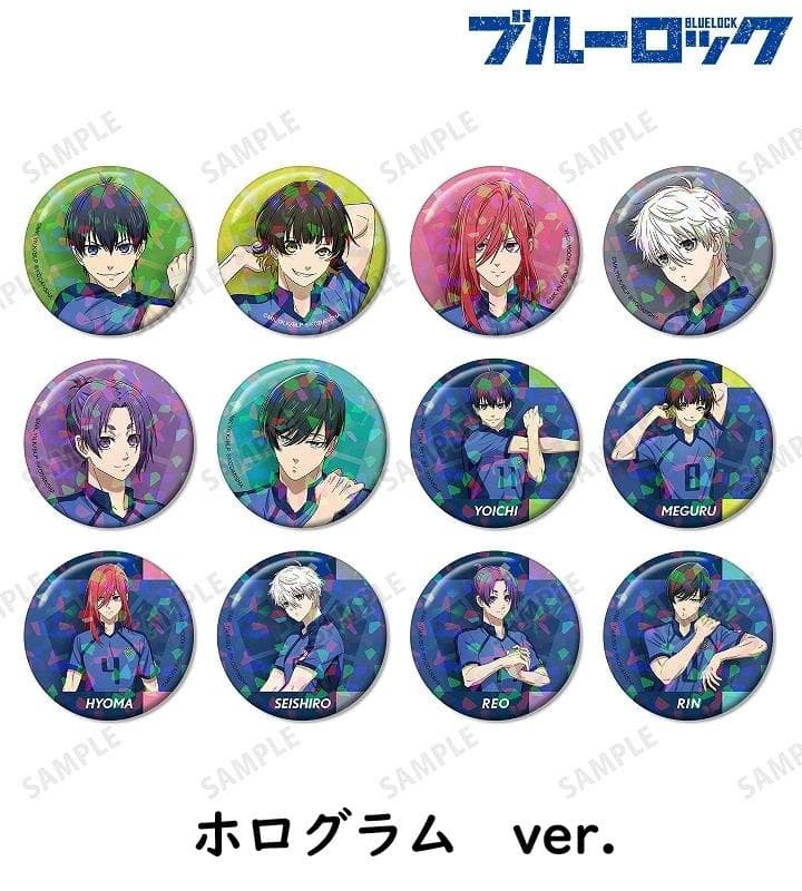【新品】 ブルーロック 全24種 試合前の準備 ホログラム ＆ノーマル 缶バッジ