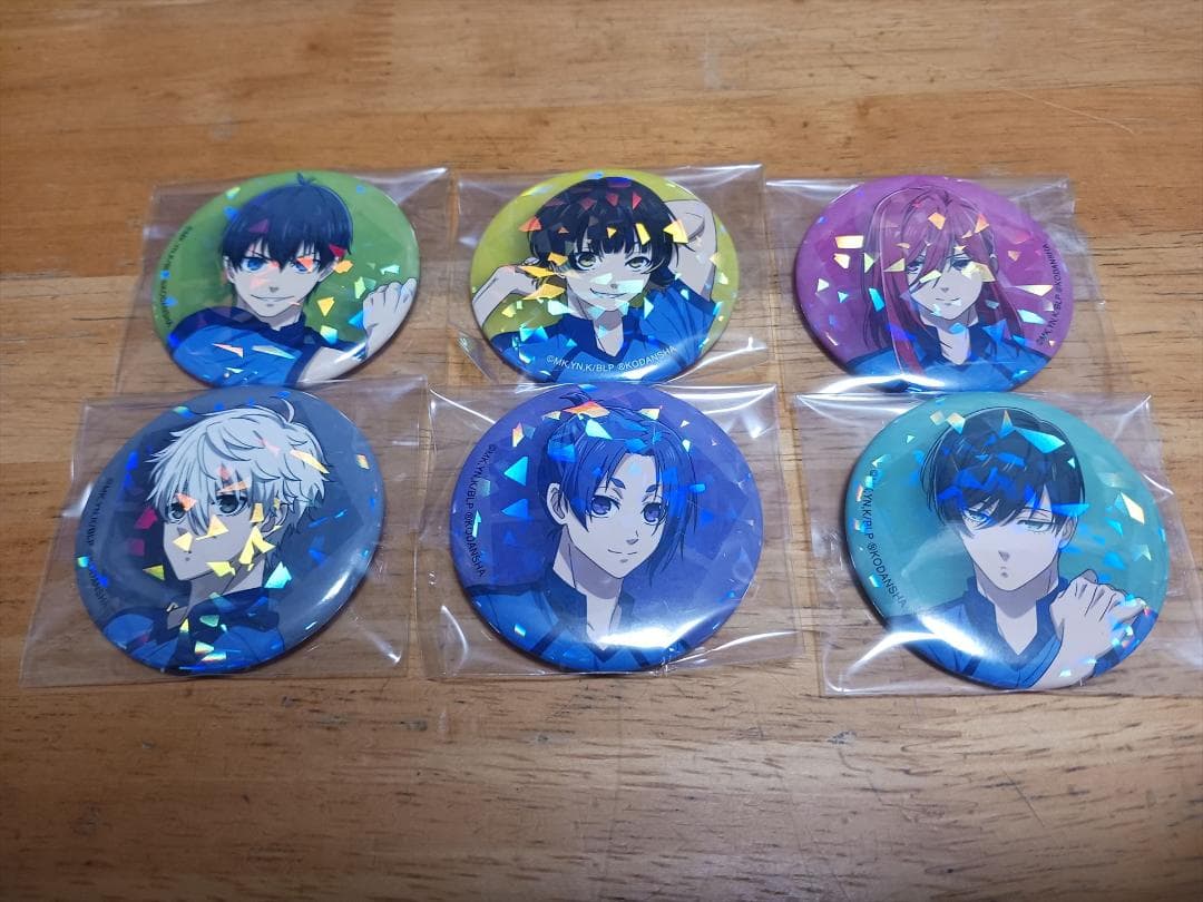 【新品】 ブルーロック 全24種 試合前の準備 ホログラム ＆ノーマル 缶バッジ