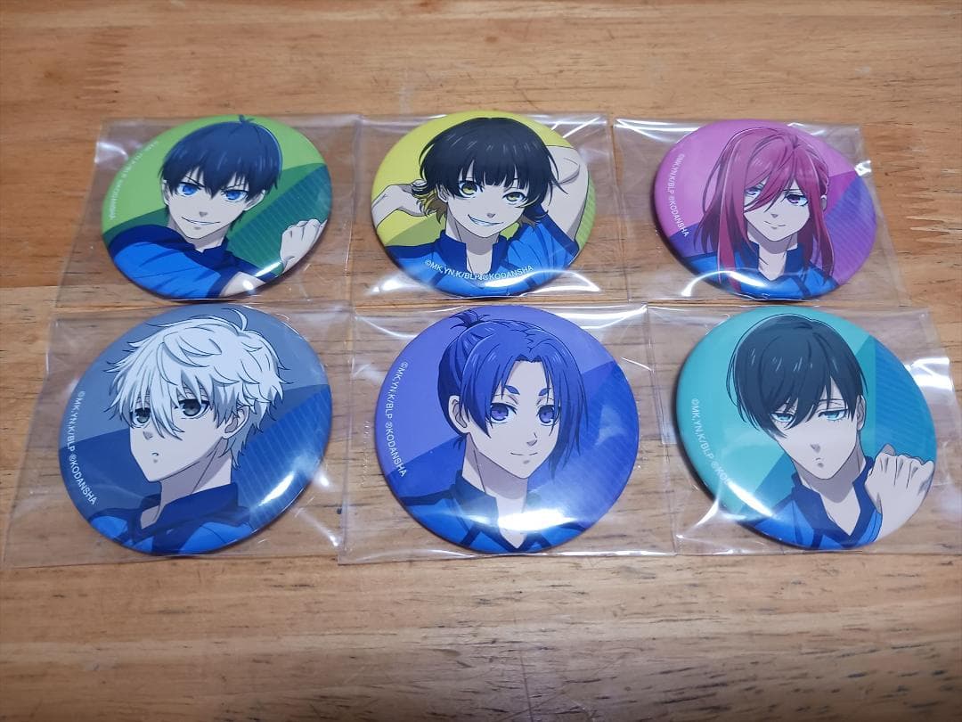 【新品】 ブルーロック 全24種 試合前の準備 ホログラム ＆ノーマル 缶バッジ