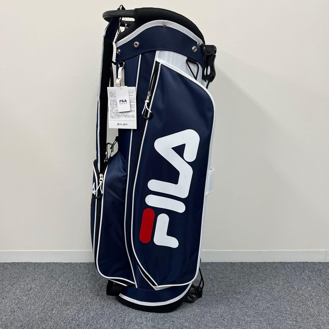 【新品】 FILA フィラ ゴルフ スタンド キャディバッグ 755-970 紺