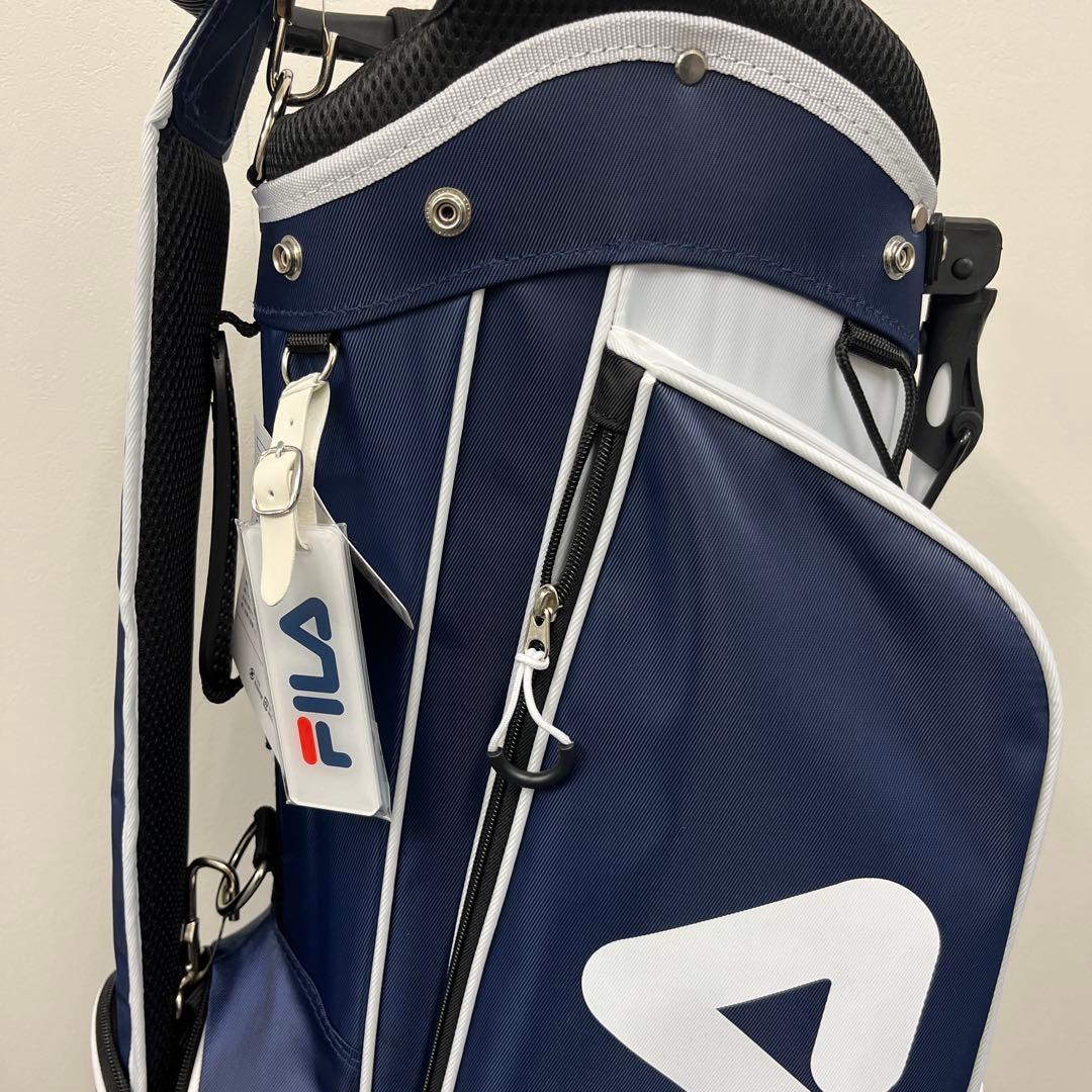 【新品】 FILA フィラ ゴルフ スタンド キャディバッグ 755-970 紺