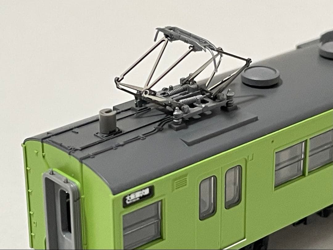 加工品 TOMIX 98422 103系 黒サッシ　ウグイス色　基本セット