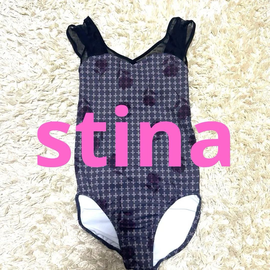 stina 花柄レオタード