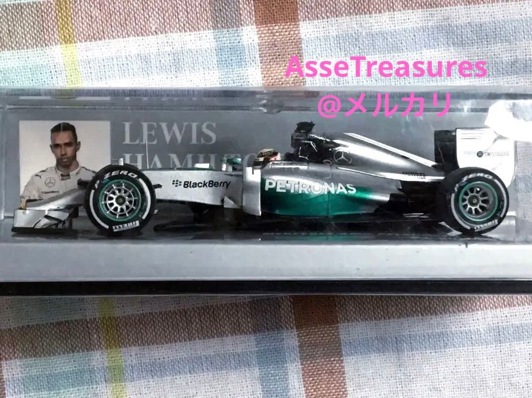 ミニチャンプス 1/43 メルセデスAMG W05 L. ハミルトン 未開封品